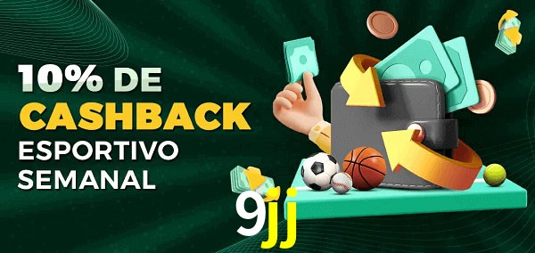 10% de bônus de cashback na 9jj
